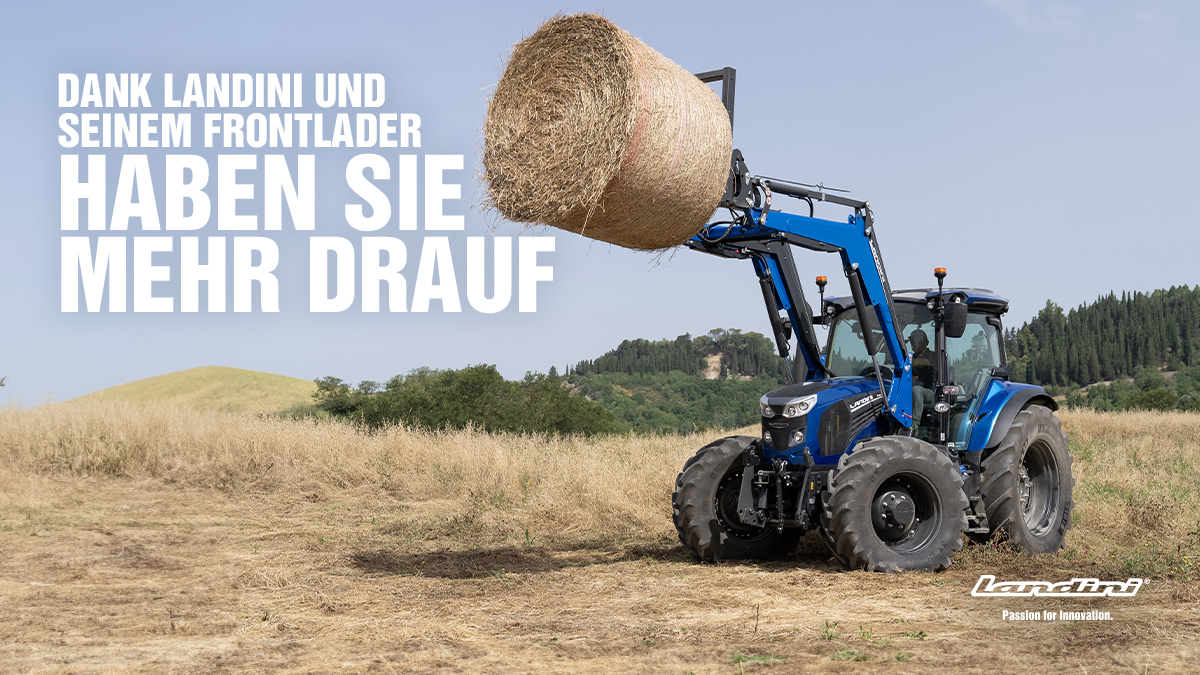 Dank Landini und seinem frontlader haben sie mehr drauf