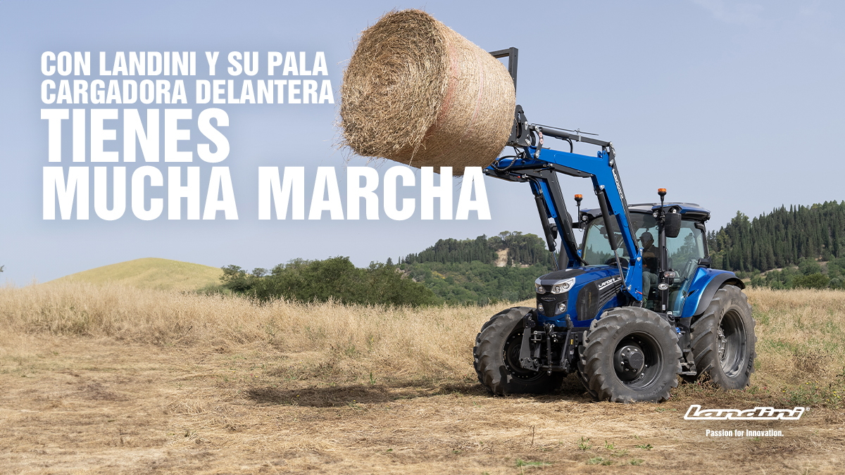 Con Landini y su pala cargadora delantera tienes mucha marcha