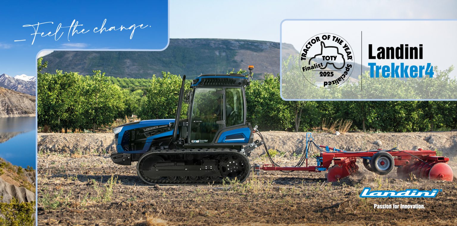 O Landini Trekker4 MY25 é finalista do Tractor of the Year 2025