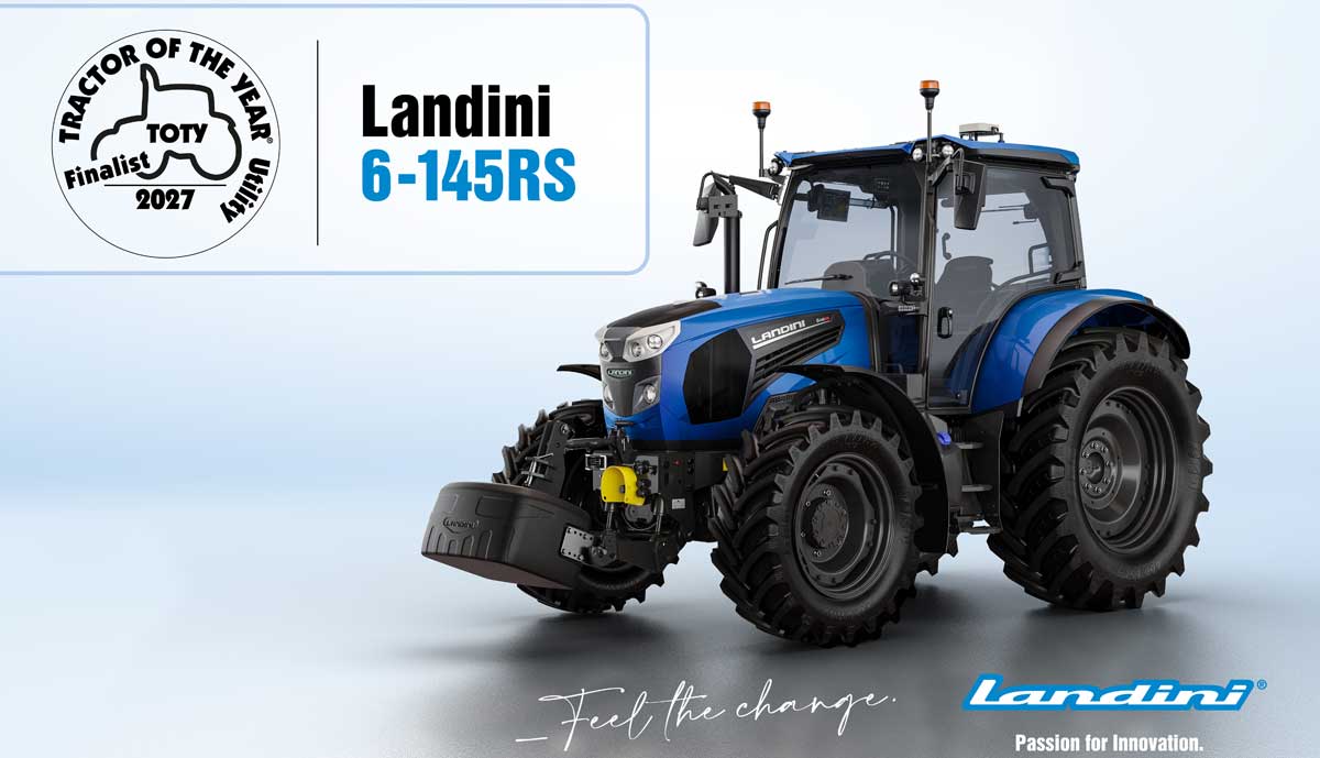 Il Landini 6-145 RS è tra i finalisti nella categoria “Best Utility” al TOTY 2027