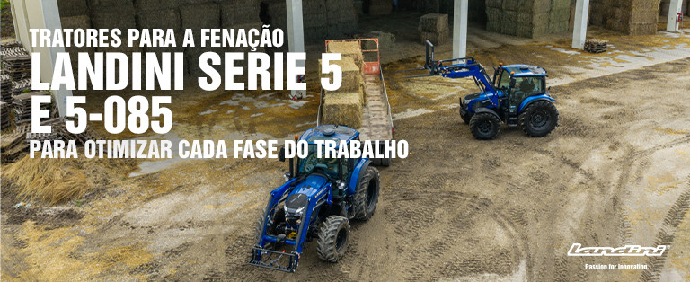 Tratores para a fenação: como o Serie 5 e 5-085 da Landini otimizam cada fase do trabalho