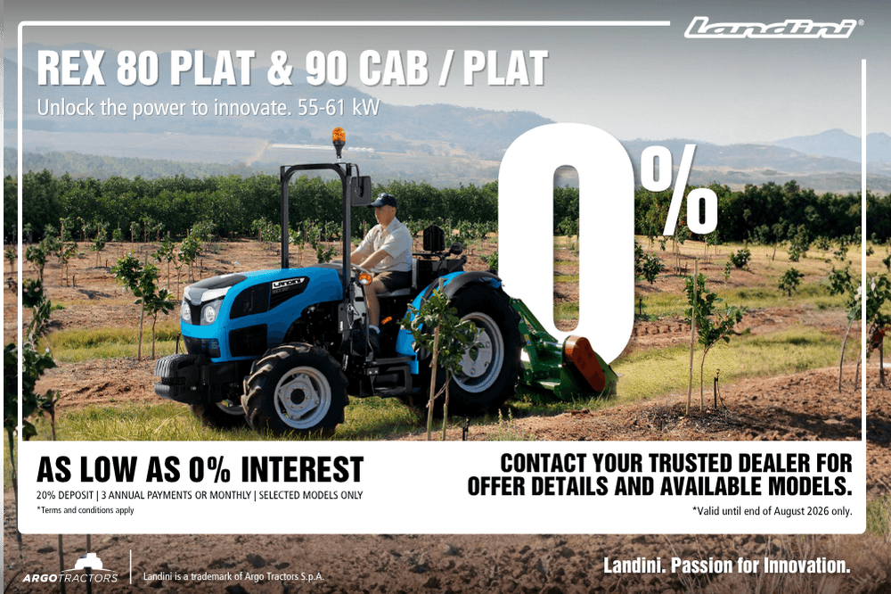 Landini REX 80 & 90 – Finance from as Low as 0% Interest